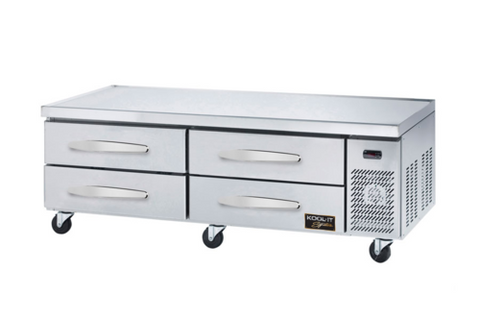 Kool-It KCB-74-4M Kool-It Signature Chef Base Refrigerator, 74-1/8 in W x 30-1/2 in D x 25-1/2 in