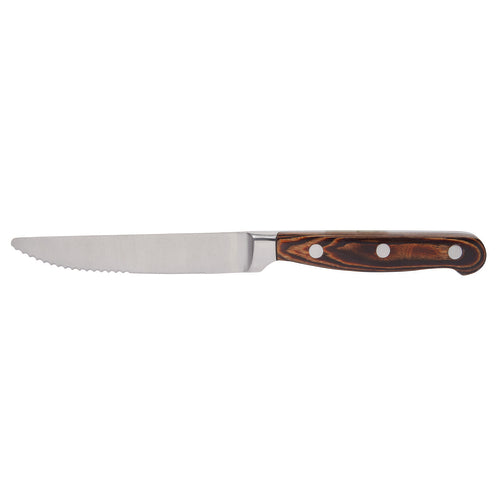 Arcoroc FJ611 Steak Knife, 9-3/8 in , round tip, Pakkawood handle, stainless steel, Chef & Som