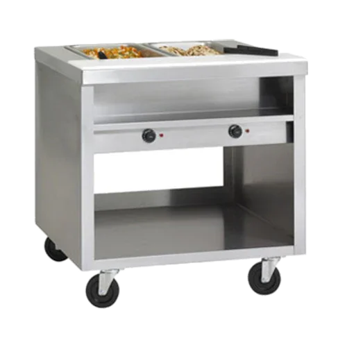 Delfield EHEI48C Hot Food Table Electric 48 in with Three 12 x 20 in Wells