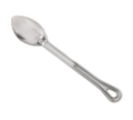 Browne 572151 Conventional Serving Spoon, 15 in L, solid, grooved handle, full-length reinforc
