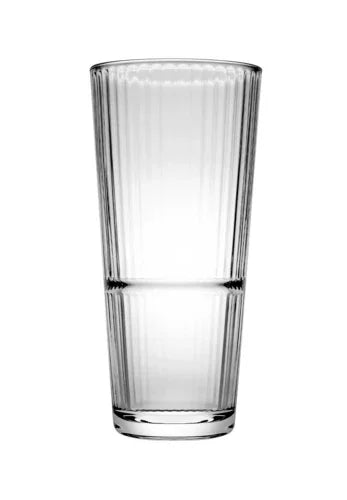 Pasabahce PG520145 Grande Sunray Long Drink Glass, 15.5oz/460ml, Pasabahce