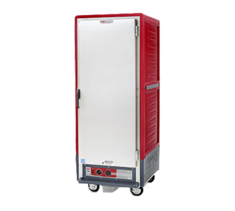 Metro  C539-HFS-U C5 3 Series Heated Holding Cabinet, with Red Insulation Armour, mobile, full hei