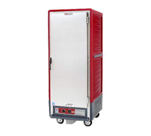 Metro  C539-HFS-U C5 3 Series Heated Holding Cabinet, with Red Insulation Armour, mobile, full hei