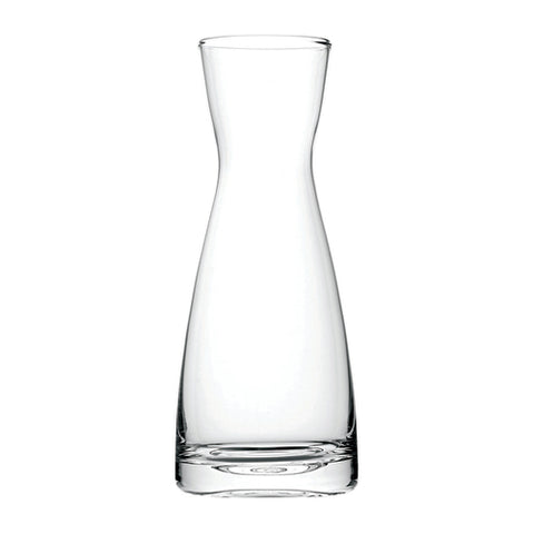 Tableware Solutions R90108 Carafe, 4 oz. (0.12 L), without handle, glass, clear, Contemporary, Creative Tab