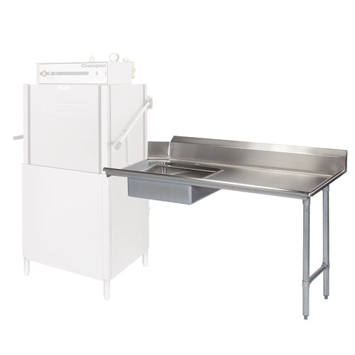 Tarrison  TA-SDT60R Soiled Dishtable, straight design, 60 in W x 30 in D, right-to-left operation, 7