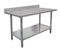 Omcan  22082 (22082) Standard Work Table, 60 in W x 24 in D x 38 in H, 18/430 stainless steel