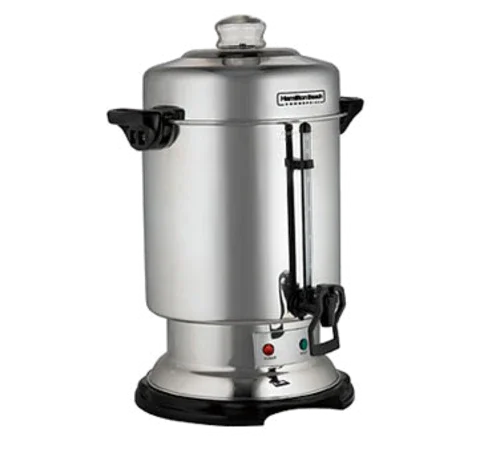 HAMILTON BEACH D50065 Coffee Urn with 60 Cup Capacity and Cup Trip Handle