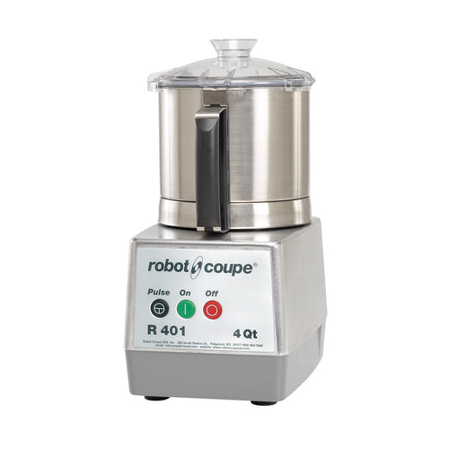 Robot Coupe R401B Cutter/Mixer, 4.5 liter stainless steel bowl with handle, includes  in S in  bla