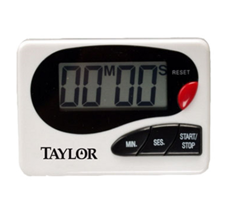 Taylor 5822 Memory Timer, digital, 0.8 in  LCD readout, times up to 99 minutes, 59 seconds,