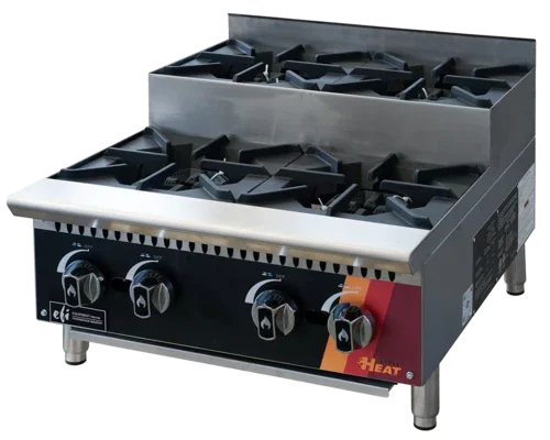 EFI HHPSU-24-4B-P | Versa Heat | Hotplate LP Gas Countertop 24in 4 Burners