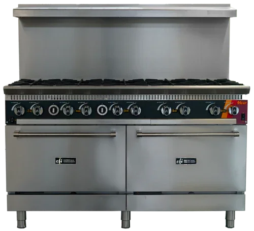 EFI HRG60-10B-CV-N | Versa Heat | Convection Range 60 in Natural Gas 10 Burners