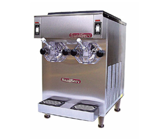 Saniserv 691 Shake Dispenser, counter model, air-cooled, self-contained refrigeration, (2) he