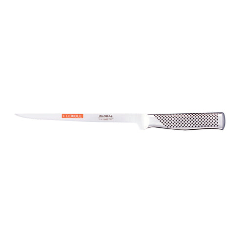 Global Knife 71G30 Globalr Swedish Fillet Knife, 8.3 in  (21cm) blade, flexible, Cromova 18 stainle