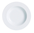 Arcoroc  R0807 Soup Plate, 12 oz., 8-3/4 in  dia., round, Aluminite material, extra strong porc