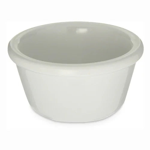 Carlisle S28302 | Ramekin 4 oz. Smooth White Melamine