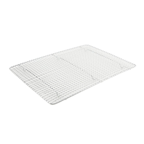 Winco PGW-1216 | Wire Pan Grate 12 in x 16-1/2 in | Chrome-Plated Footed