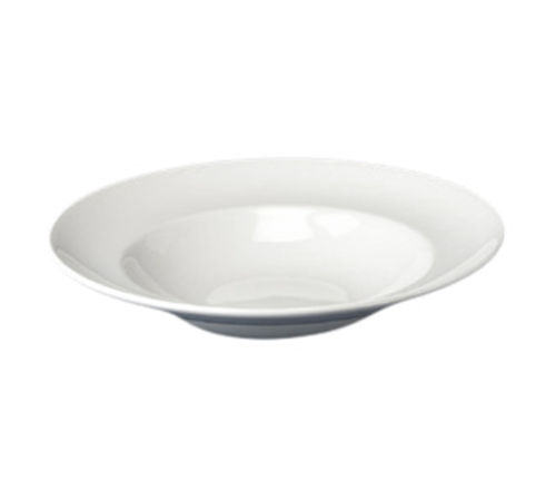 Churchill WH  ERPP1 Pasta Plate, 21 oz., 12 in  dia., round, deep, wide rim, curved, rolled edge, mi