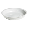 Browne 575176-3 Food Pan Insert, 9 qt., 13-3/4 in  dia. x 2-3/4 in  deep, round, porcelain, whit