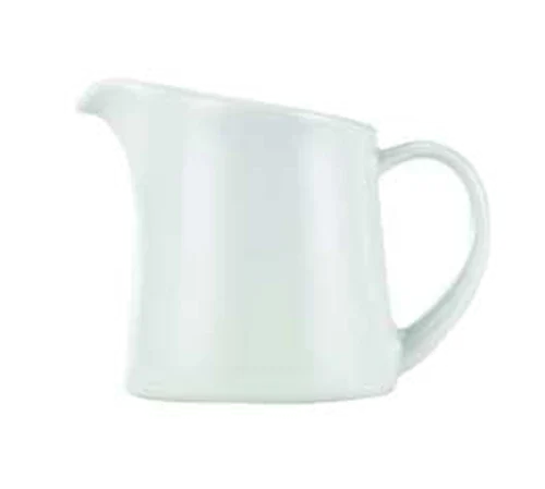 Churchill ZCA POJ51 5 oz. Slanted Jug with Loop Handle and Rolled Edge