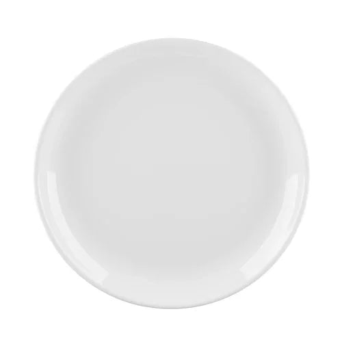 Get B1014R-W | Santorini | Plate 10-1/4 in dia x 1-1/4 in H round coupe