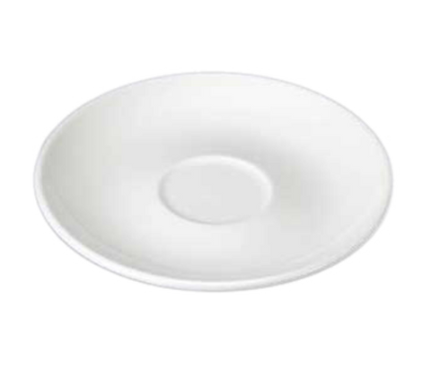 Churchill WH  BS6 1 Saucer, 6-1/4 in  dia., round, coupe, rolled edge, microwave & dishwasher safe,