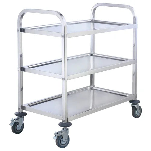 Winco SUC-40 | Trolley 3-tier 33 in x 17 in x 35 in H with wheels
