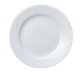 Churchill WH  CP121 Plate, 12-1/4 in  dia., round, wide rim, microwave & dishwasher safe, ceramic, e