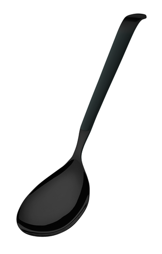 Tableware Solutions 1319ATB000244 Serving spoon, 31.7 cm/ 12-4/10 in , 18/10 stainless steel, black pvd matte fini