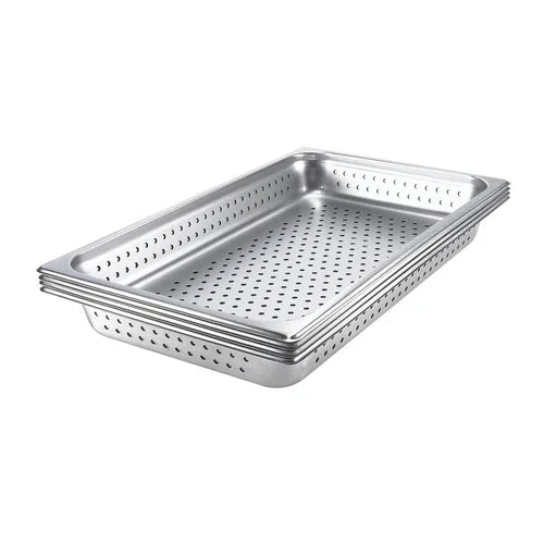 Browne 22112 Steam Table Pan, full size, 8.2 qt., 20-3/4 in L x 12-3/4 in W x 2-1/2 in  deep,