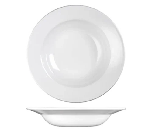 Churchill WH VRSB1 Rimmed Soup Bowl 17-1/2 oz 9-3/4 in dia Round