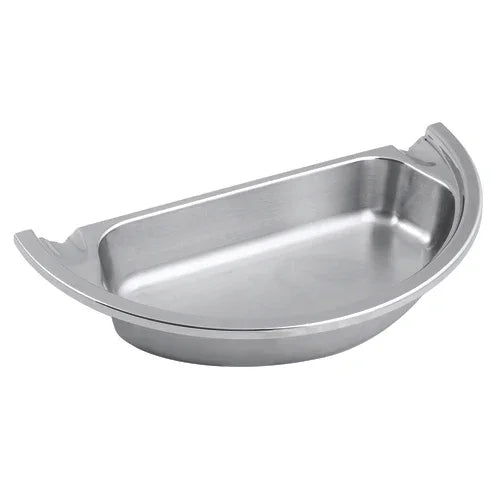Spring Usa 372-66/36/12 Insert, for buffet/suite servers, 2 qt., half round pan, stainless steel (not fo