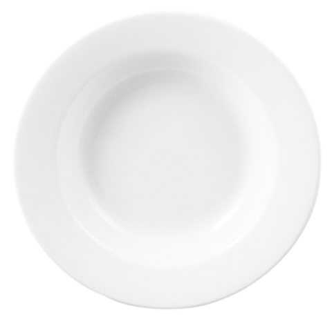 Arcoroc FM550 Soup Plate, 10-1/2 oz., 8-1/2 in , round, wide rim, rolled edge, microwave/dishw