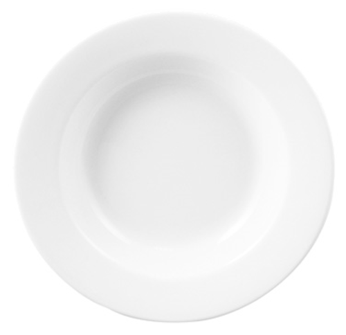 Arcoroc FM550 Soup Plate, 10-1/2 oz., 8-1/2 in , round, wide rim, rolled edge, microwave/dishw