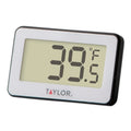 Taylor 1443 Refrigerator/Freezer Thermometer, digital, 0.8 in  bold LCD readout, -4ø to 140ø
