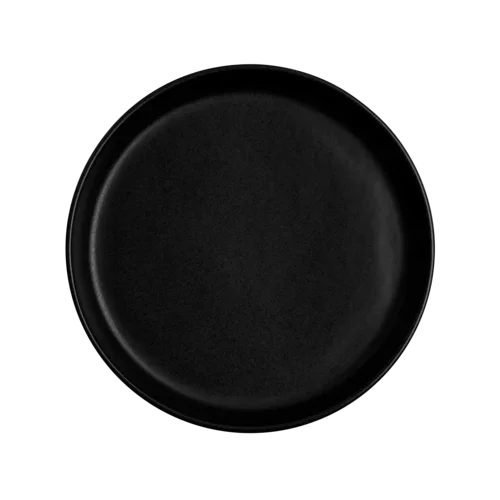 Santa Anita FP246 Gourmet Plate, 8 in  dia., round, Santa Anita, Reflections Onyx