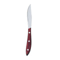 Browne 574339 Wave Steak Knife, 9 in , pointed blade tip, Pakkawood handle, 18/0 stainless ste