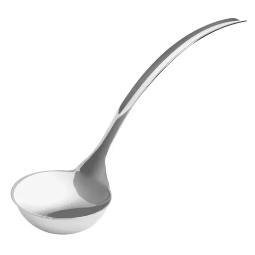 Browne 573370 Horizon Ladle, 18/8 stainless steel, 6oz/177ml, 14 in /36.1cm. Proprietary, curv