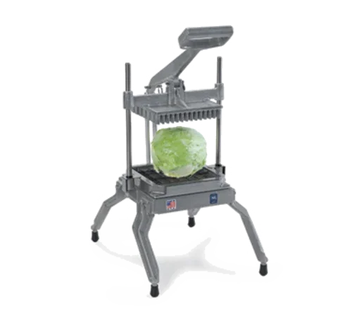 NEMCO 55650-1 cuts lettuce into 1/2 inch slices with scalloped blades