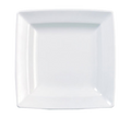 Churchill APR ASSP1 Plate, 7 in , square, stackable, microwave & dishwasher safe, footed, fine china