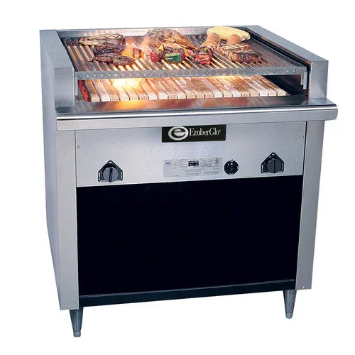 EMBERGLO 41F-LP-5130202 Propane Gas Charbroiler Floor Model with Ceramic Heart