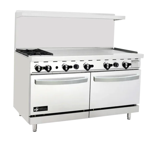 EFI RCTRS-2B-48G-N | Versa Heat | Restaurant Range 60 in Natural Gas