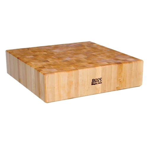 John Boos CUCLA24T Cucina Laforza Butcher Block, 24 in W x 24 in D x 6 in  thick end grain construc