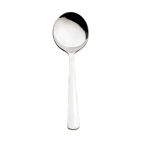 Browne 503813 WIN2 Soup Spoon, 7-3/10 in , round bowl, 18/0 stainless steel, mirror finish (mu