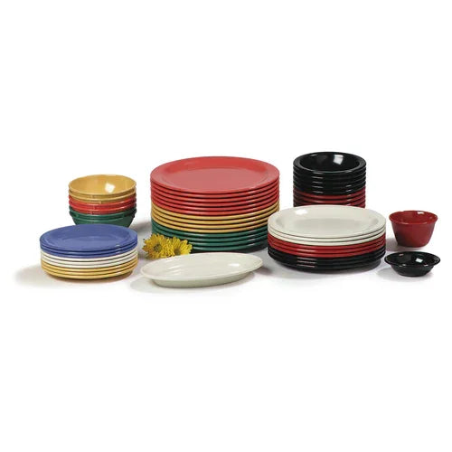 Carlisle 4350102 | Dallas Water Dinner Plate 9 in dia. | Melamine BPA Free