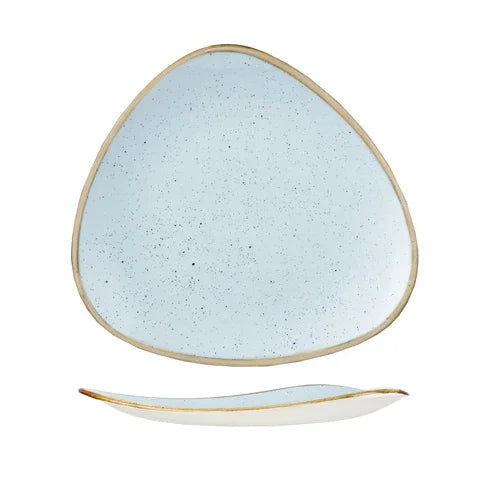 Churchill SDESTR9 1 Triangular Plate 9 Inch Coupe Rolled Edge Microwave Dishwasher Safe