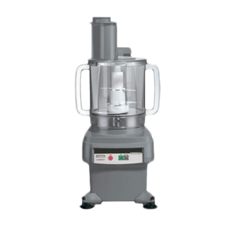 Waring FP2200 Food Processor, vertical chute feed, continuous feed, 2 handle lexan batch bowl,