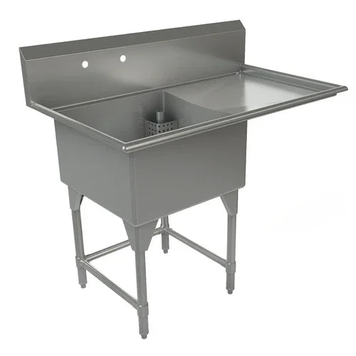 Tarrison TA-CDS124R-KIT | Sink 1-Compartment 51x30 Overall | Commercial Collection
