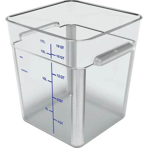 Carlisle 1195507 | Squares Food Storage Container 18 qt.