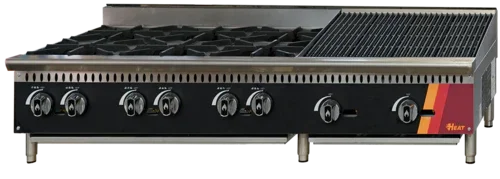 EFI HCT60-36HP-24CH-N | Versa Heat | Combination Cooktop Natural Gas 60in W
