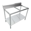 Omcan  41247 (41247) Polytop Table Frame, 48 in W x 24 in D x 42 in H, stainless steel frame,